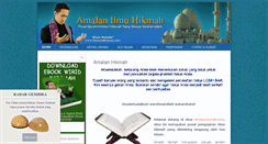 Desktop Screenshot of amalanhikmah.com