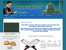 Tablet Screenshot of amalanhikmah.com